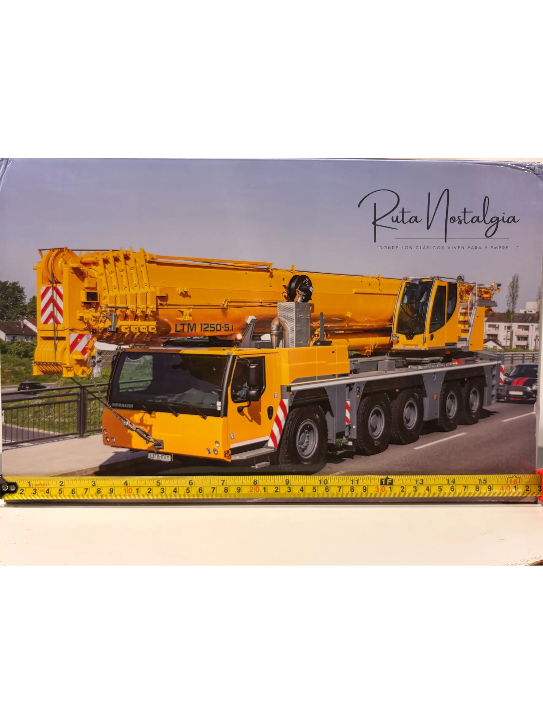 Grúa móvil todo terreno Liebherr LTM 1250-5.1  | NZG Modelle (Alemania) Escala 1:50 | Modelos: Jaromin y Fujimoto Juki 11