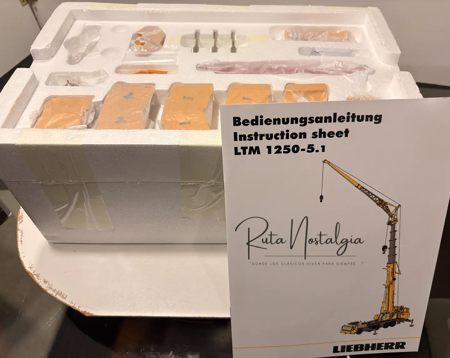 Grúa Liebherr LTM 1250-5.1 | NZG 1:50 Coleccionable 14