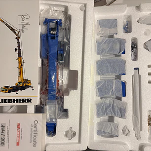 Grúa móvil todo terreno Liebherr LTM 1250-5.1  | NZG Modelle (Alemania) Escala 1:50 | Modelos: Jaromin y Fujimoto Juki