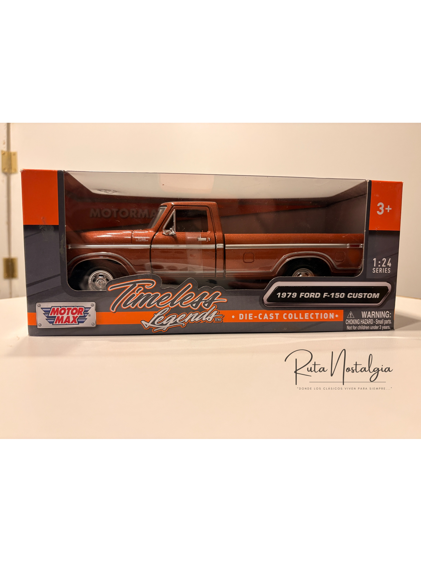 Ford F-150 Custom 1979 Motormax 1:24 – Pickup clásica americana para coleccionistas y amantes del transporte  11