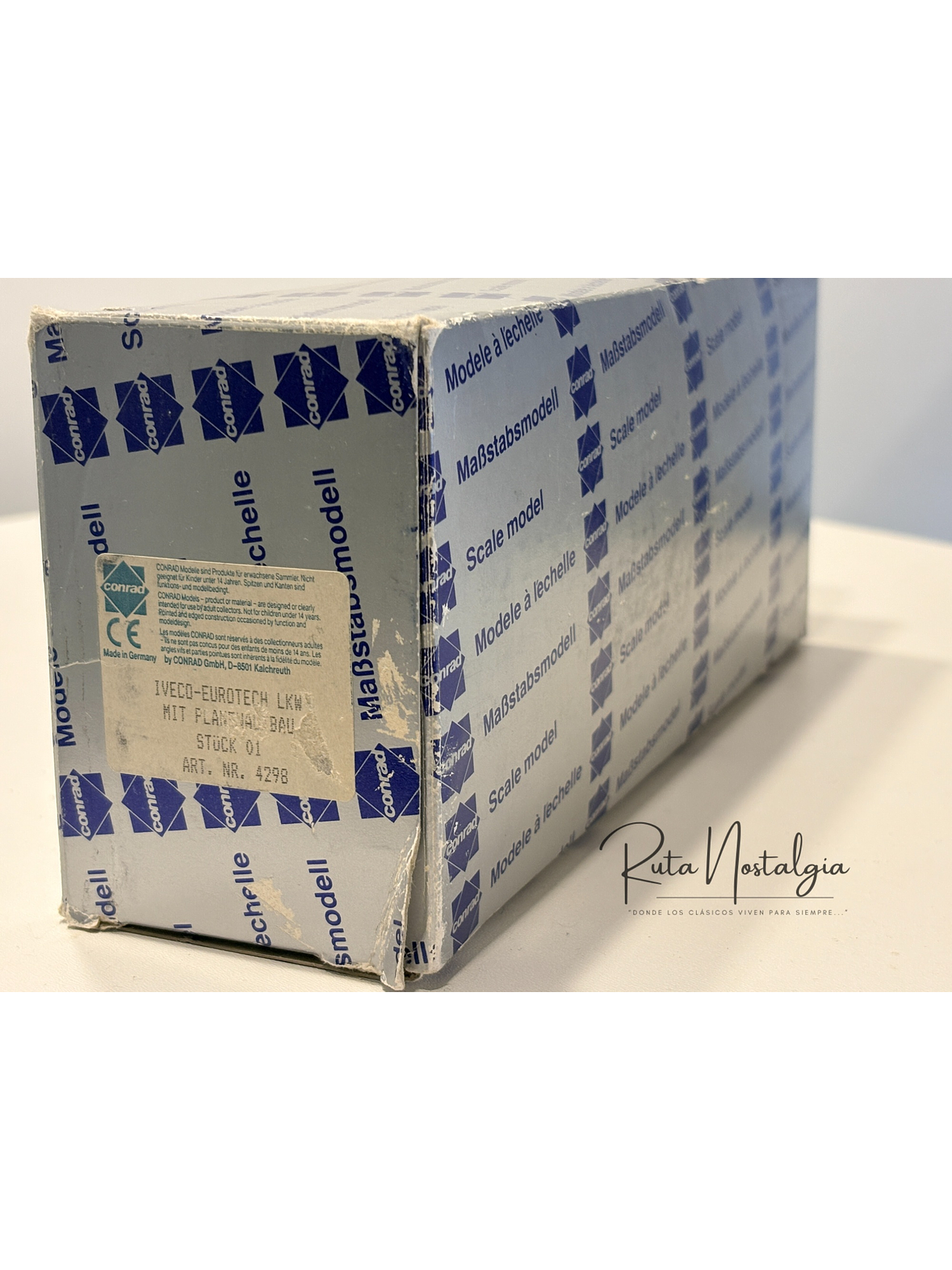 Camión Iveco EuroTech Truck of the Year 1993 1:50 Conrad 4298 | Modelo a escala diecast colección Ruta Nostalgia Chile 12
