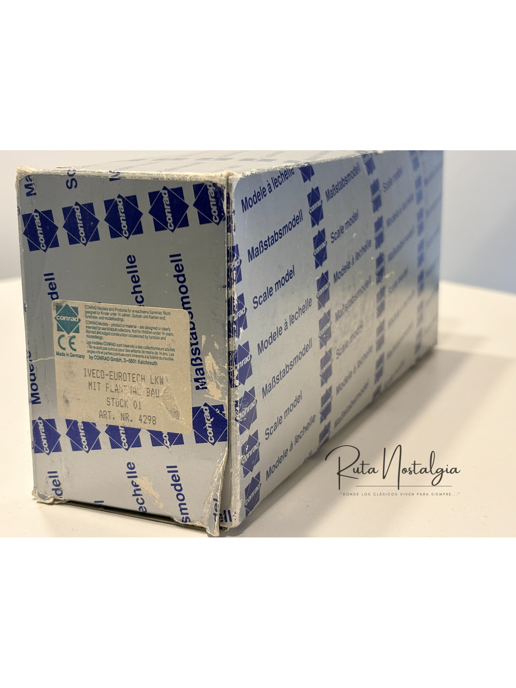 Camión Iveco EuroTech Truck of the Year 1993 1:50 Conrad 4298 | Modelo a escala diecast colección Ruta Nostalgia Chile 12