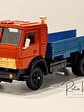 KAMAZ-53212 Rojo/Azul 1:43 Elecon AREK Made in USSR | Camión soviético vintage sin caja para colección en Chile - Miniatura 1