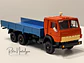 KAMAZ-53212 Rojo/Azul 1:43 Elecon AREK Made in USSR | Camión soviético vintage sin caja para colección en Chile - Miniatura 8