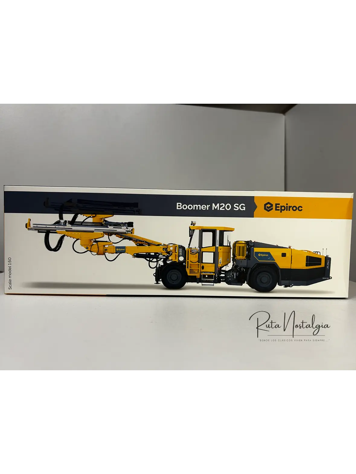 Perforador Subterráneo - Jumbo Boomer | Epiroc M20 SG - Escala 1:50 | Equipo Minería Subterránea en Metal Coleccionable 10