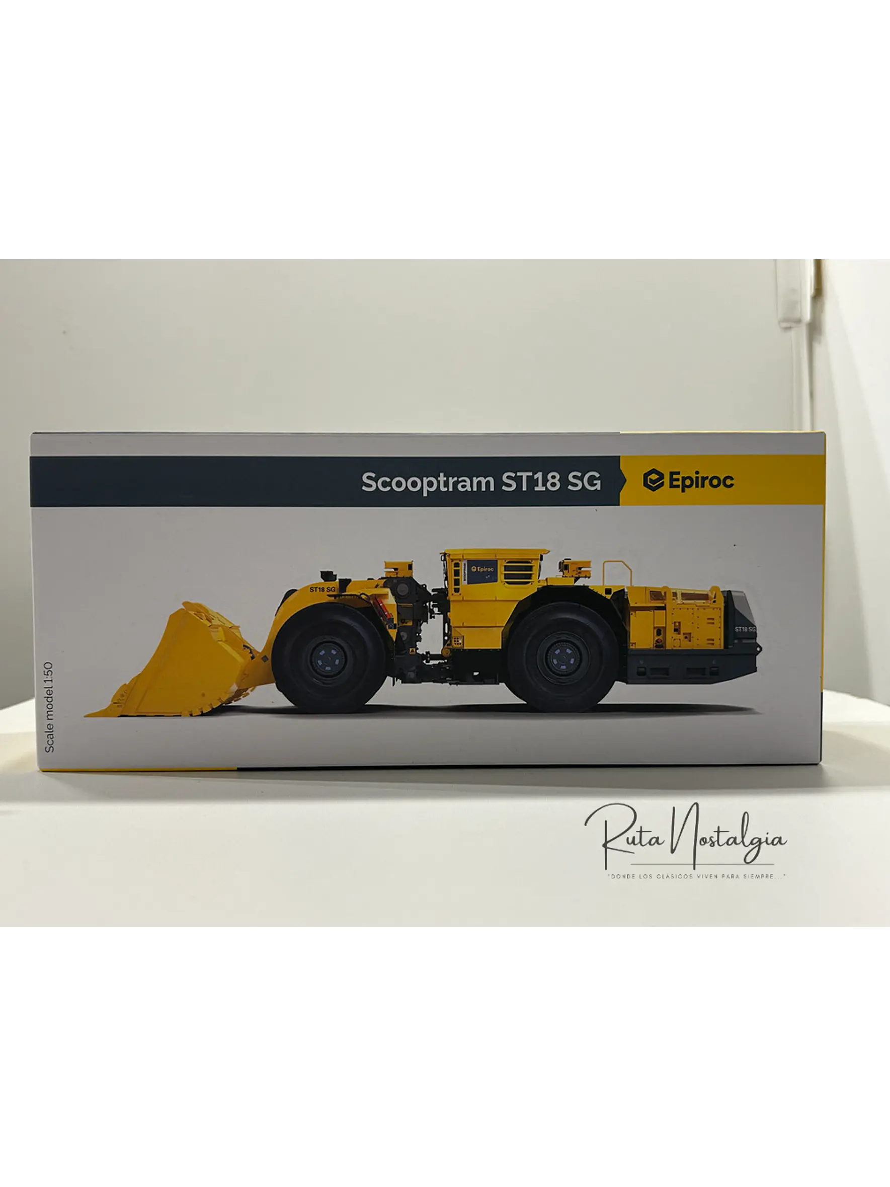 Cargador Subterráneo - Scooptram LHD Epiroc ST18 SG – 1:50 | Equipo de Minería en Metal Coleccionable 4