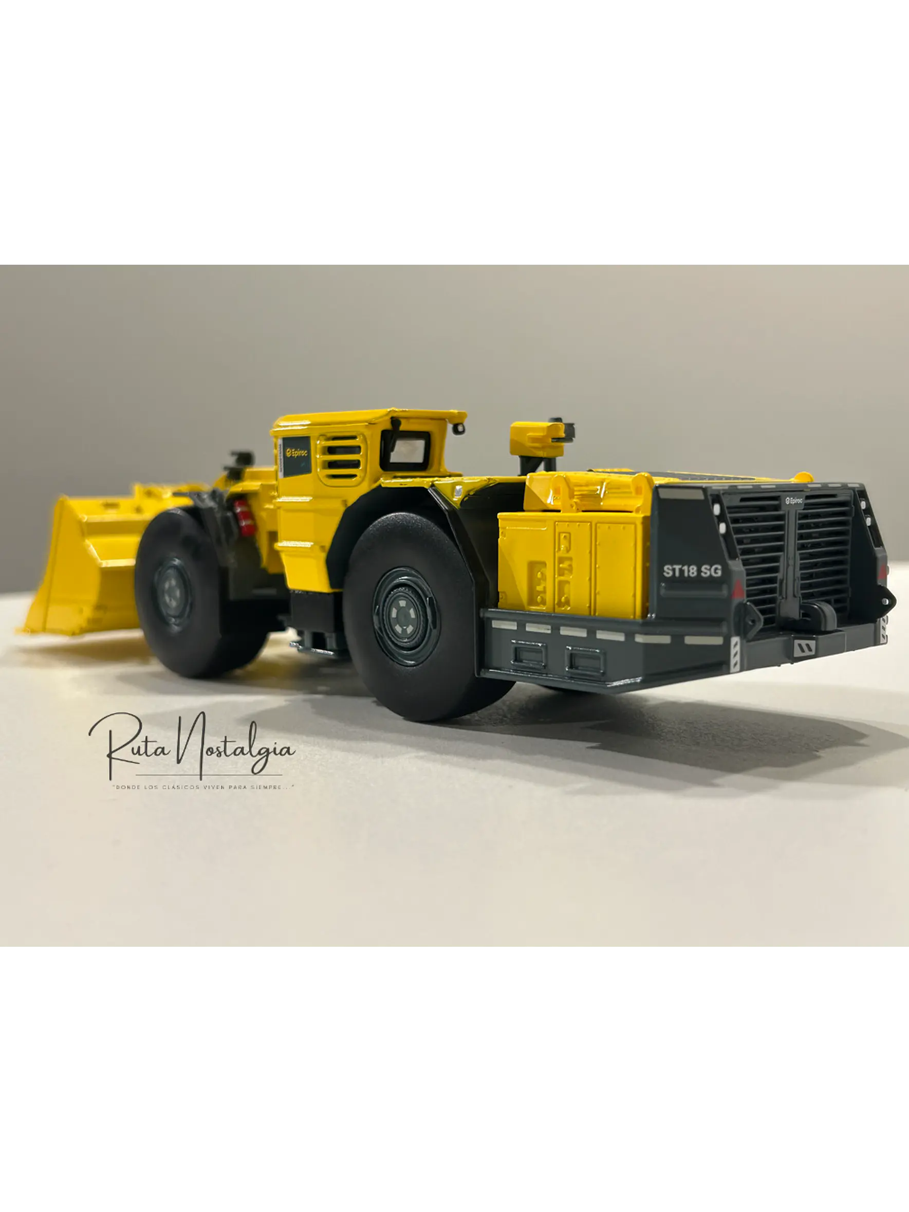 Cargador Subterráneo - Scooptram LHD Epiroc ST18 SG – 1:50 | Equipo de Minería en Metal Coleccionable 7