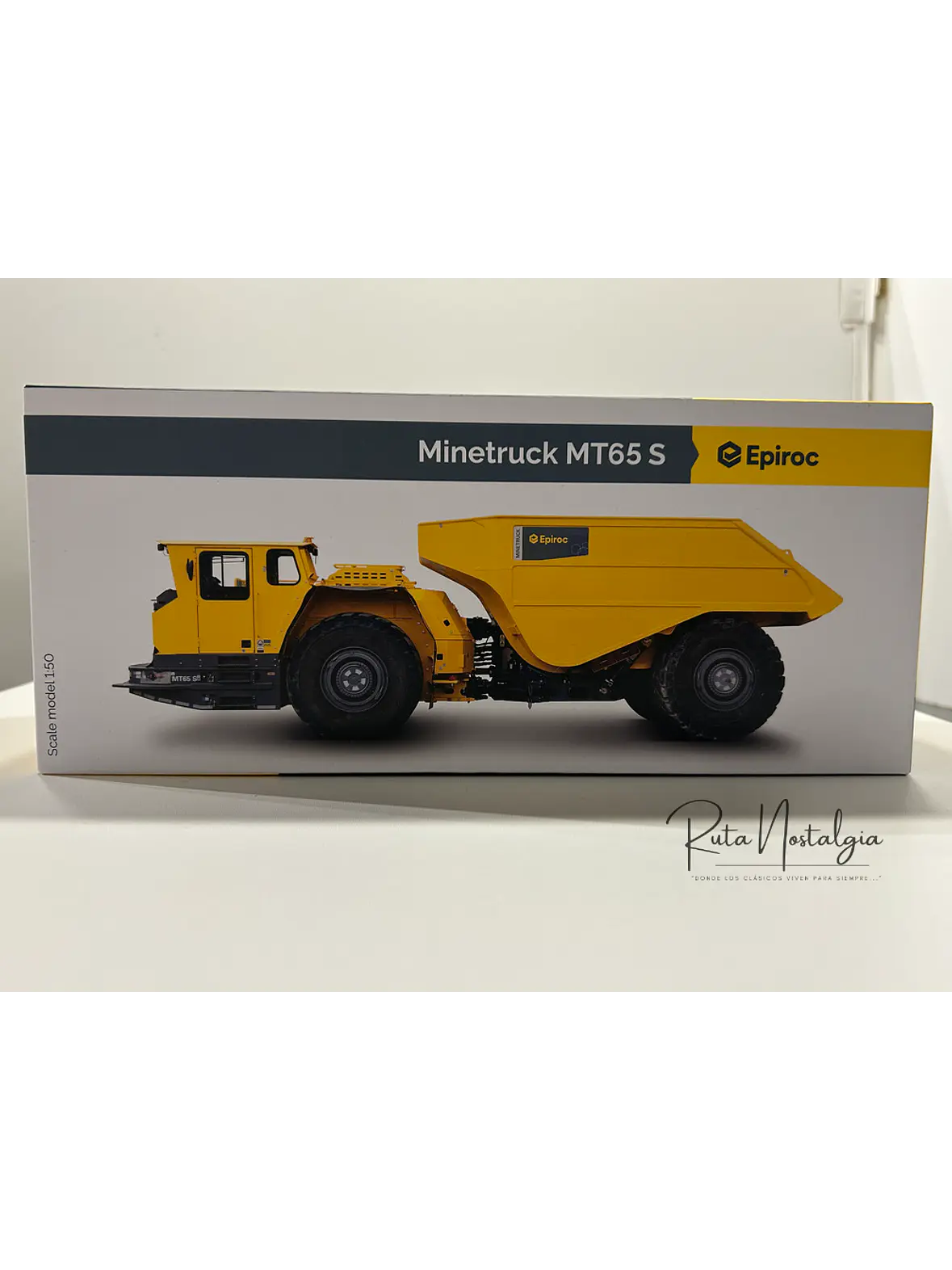 Camión Dumper Subterráneo Epiroc Minetruck MT65 S - Escala 1:50 –  Equipo minería subterránea bajo perfil  3