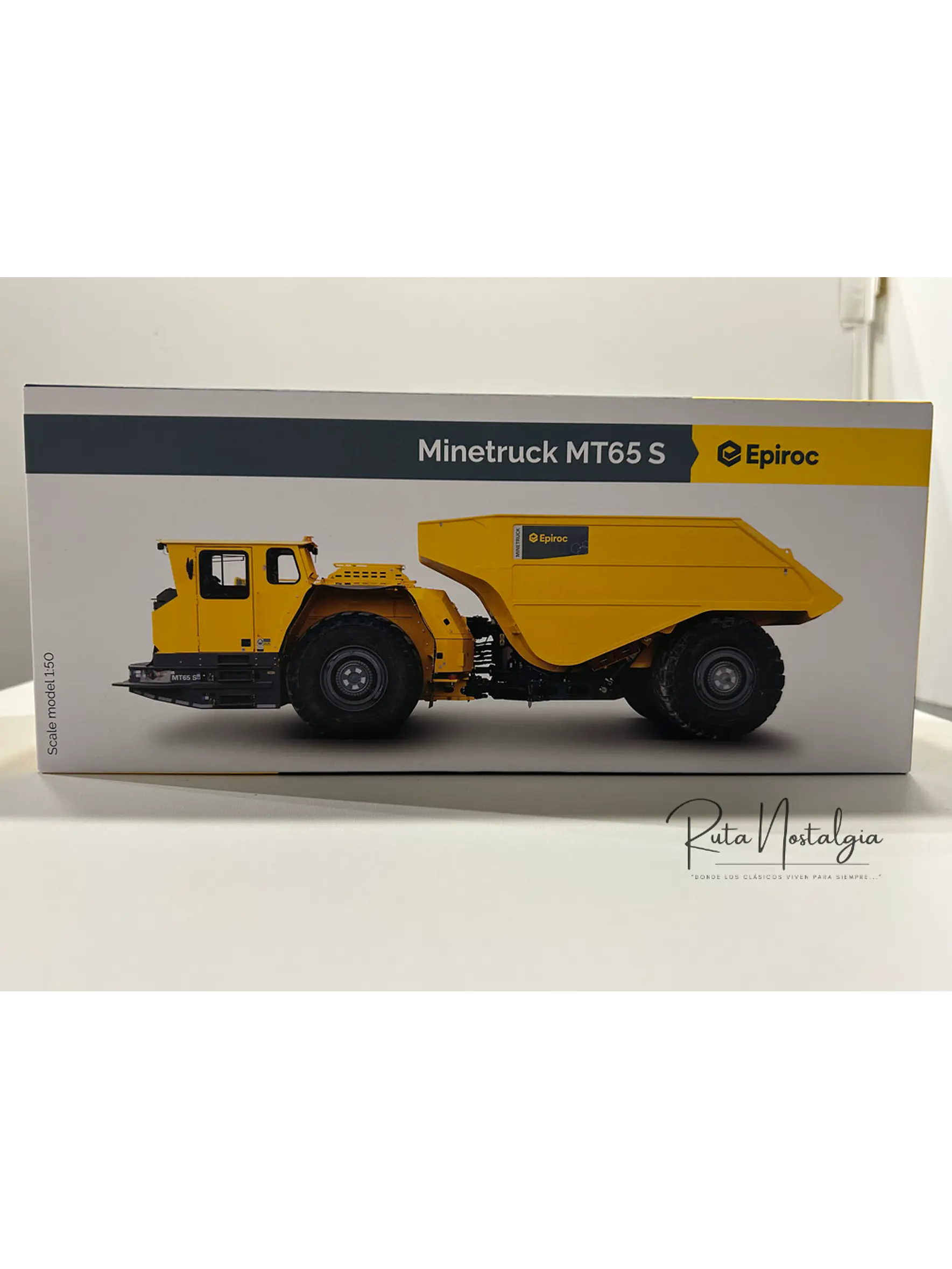 Camión Dumper Subterráneo Epiroc Minetruck MT65 S - Escala 1:50 –  Equipo minería subterránea bajo perfil  3