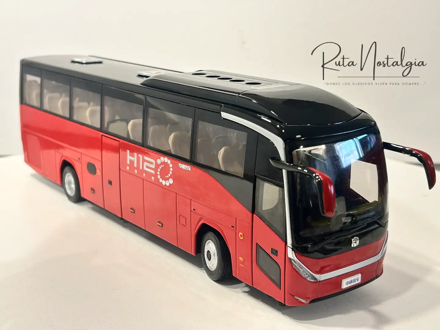 Bus Zhongtong H12. 1:36 Coleccionable Diecast 5