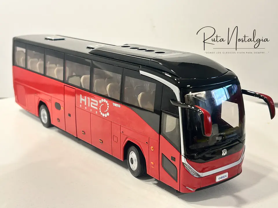 Bus Zhongtong H12. 1:36 Coleccionable Diecast 5