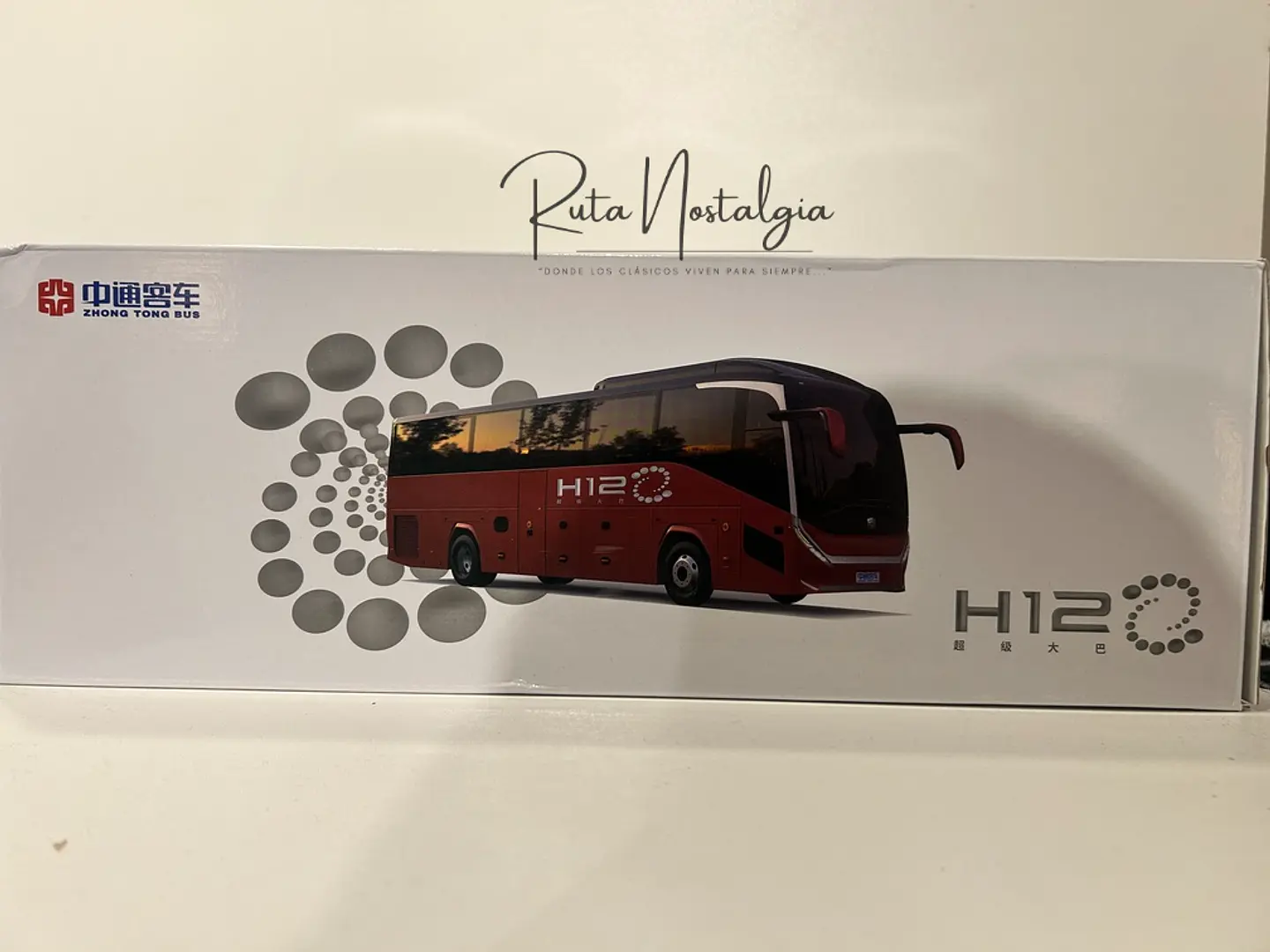 Bus Zhongtong H12. 1:36 Coleccionable Diecast 13