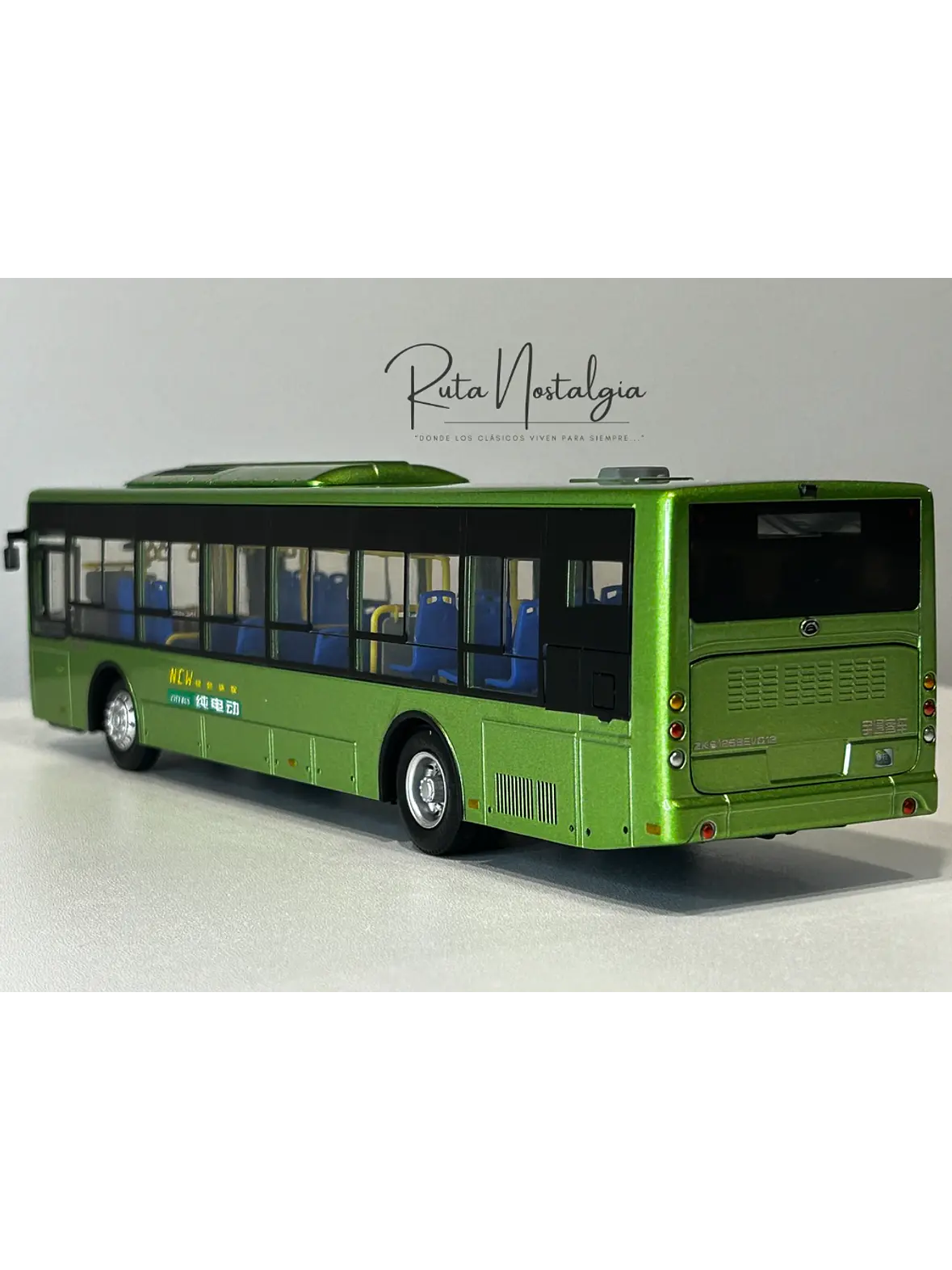 Bus Yutong ZK6128 “E12” (RED movilidad) Miniatura escala 1:42 Die-cast  9