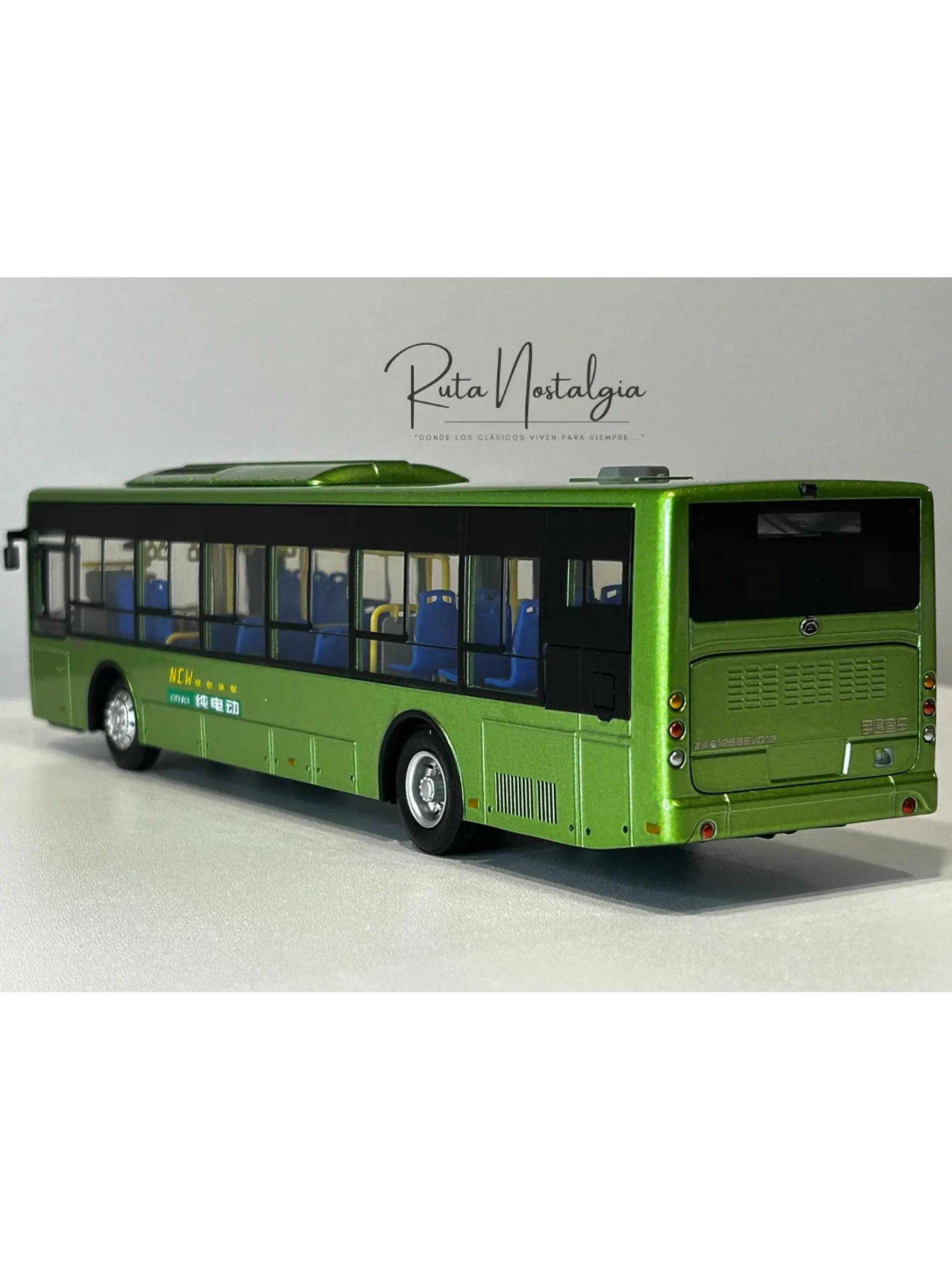 Bus Yutong ZK6128 “E12” (RED movilidad) Miniatura escala 1:42 Die-cast  9