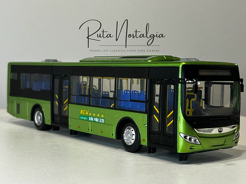 Bus Yutong ZK6128 “E12” (RED movilidad) Miniatura escala 1:42 Die-cast 