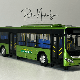 Bus Yutong ZK6128 “E12” (RED movilidad) Miniatura escala 1:42 Die-cast 