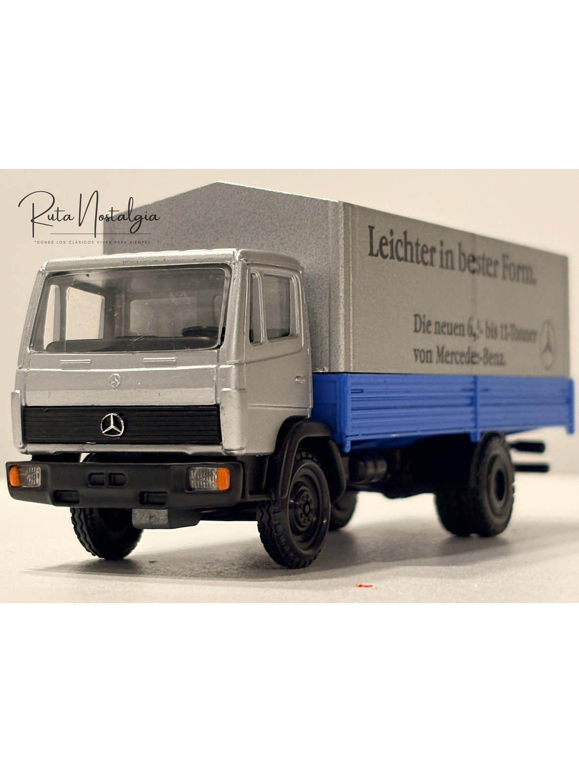 Mercedes-Benz LN2 / 814 “Leichter in bester Form” NZG 1:50 | Camión clásico promocional Mercedes-Benz No.249 de colección en Chile 3