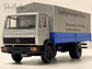 Camión a escala Mercedes-Benz LN2 / 814 “Leichter in bester Form” NZG 1:50 | Camión clásico Alemania Federal, modelo promocional Mercedes-Benz No.249 de colección en Chile - Miniatura 3