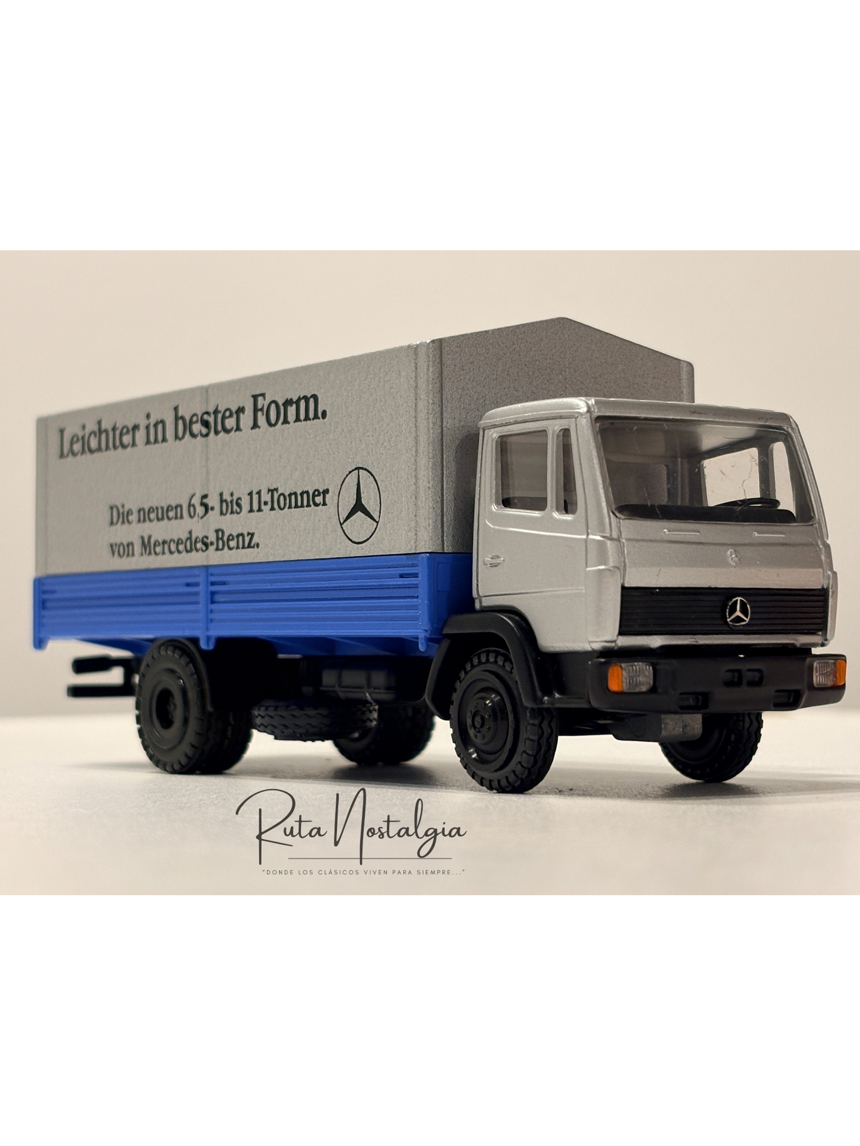 Mercedes-Benz LN2 / 814 “Leichter in bester Form” NZG 1:50 | Camión clásico promocional Mercedes-Benz No.249 de colección en Chile 1