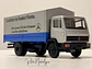 Camión a escala Mercedes-Benz LN2 / 814 “Leichter in bester Form” NZG 1:50 | Camión clásico Alemania Federal, modelo promocional Mercedes-Benz No.249 de colección en Chile - Miniatura 1