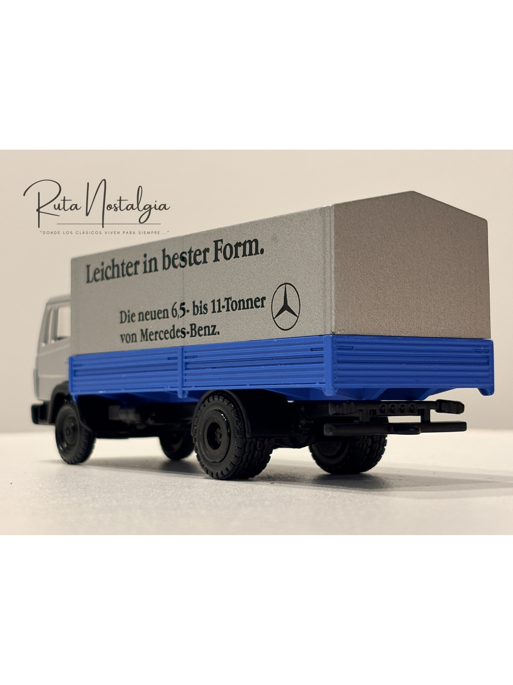 Mercedes-Benz LN2 / 814 “Leichter in bester Form” NZG 1:50 | Camión clásico promocional Mercedes-Benz No.249 de colección en Chile 7