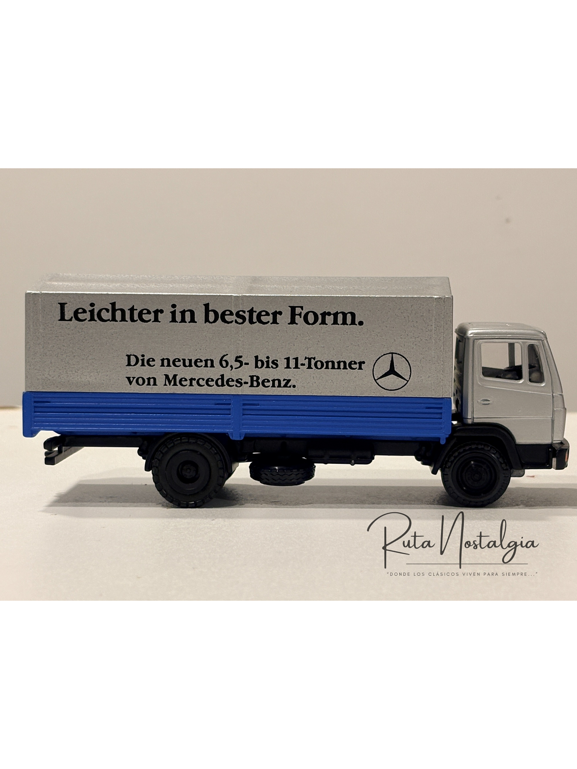 Mercedes-Benz LN2 / 814 “Leichter in bester Form” NZG 1:50 | Camión clásico promocional Mercedes-Benz No.249 de colección en Chile 9