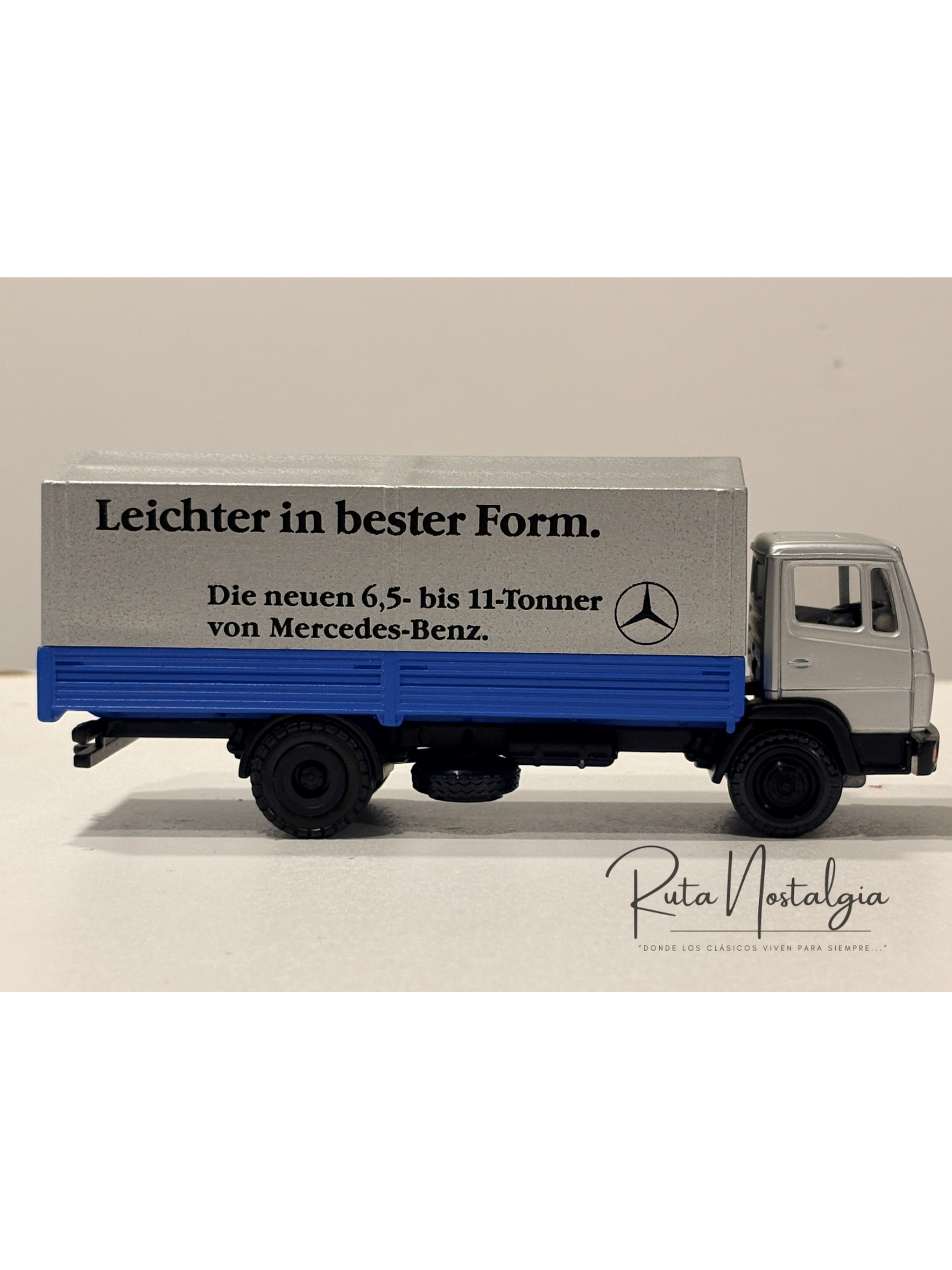 Mercedes-Benz LN2 / 814 “Leichter in bester Form” NZG 1:50 | Camión clásico promocional Mercedes-Benz No.249 de colección en Chile 9