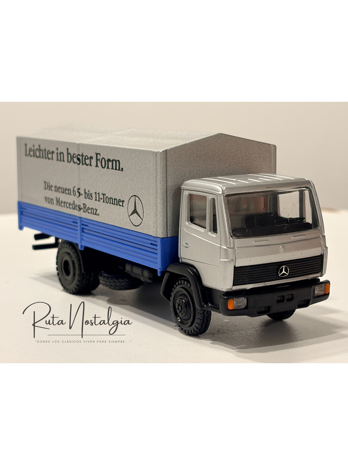 Mercedes-Benz LN2 / 814 “Leichter in bester Form” NZG 1:50 | Camión clásico promocional Mercedes-Benz No.249 de colección en Chile 10