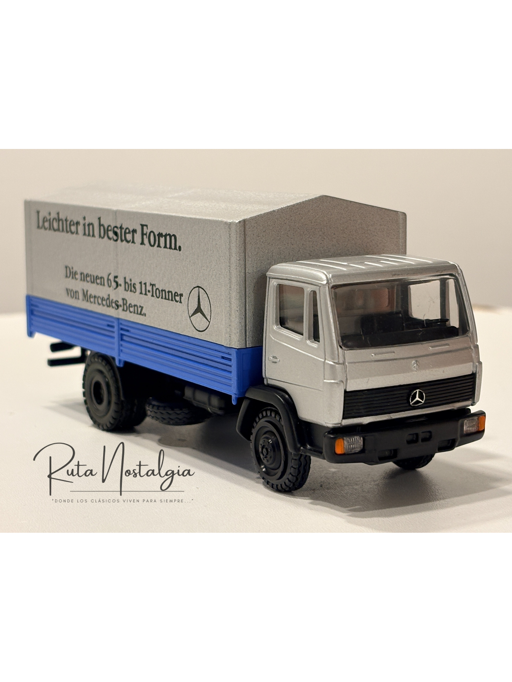 Mercedes-Benz LN2 / 814 “Leichter in bester Form” NZG 1:50 | Camión clásico promocional Mercedes-Benz No.249 de colección en Chile 10