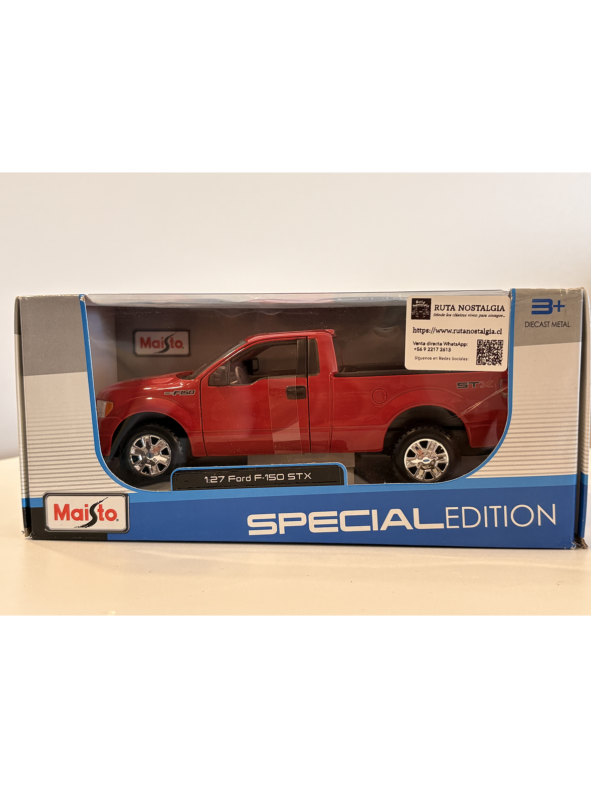 Camioneta Ford F-150 STX 2010 Roja Maisto Special Edition 1:27 | Pick-up americana de colección en Chile 9
