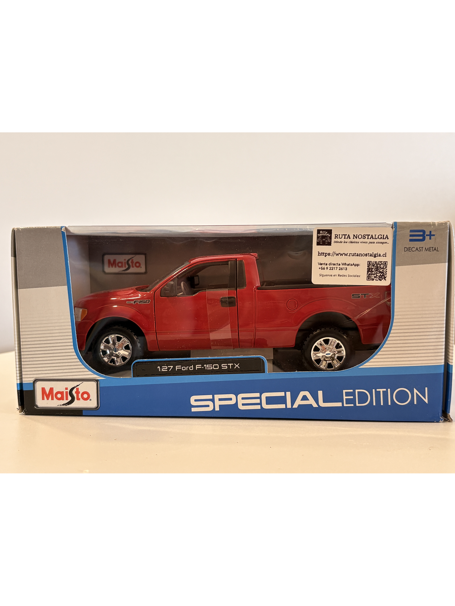 Camioneta Ford F-150 STX 2010 Roja Maisto Special Edition 1:27 | Pick-up americana de colección en Chile 9