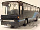 Bus Mercedes-Benz O 303 RHD | Conrad Modelle 1:40 -  West Germany | Bus interurbano clásico alemán de colección - Miniatura 1