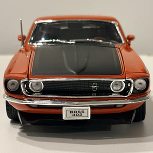 Auto Ford Mustang Boss 302 1969 Welly 1:18 | Muscle Car Clásico de Colección en Chile