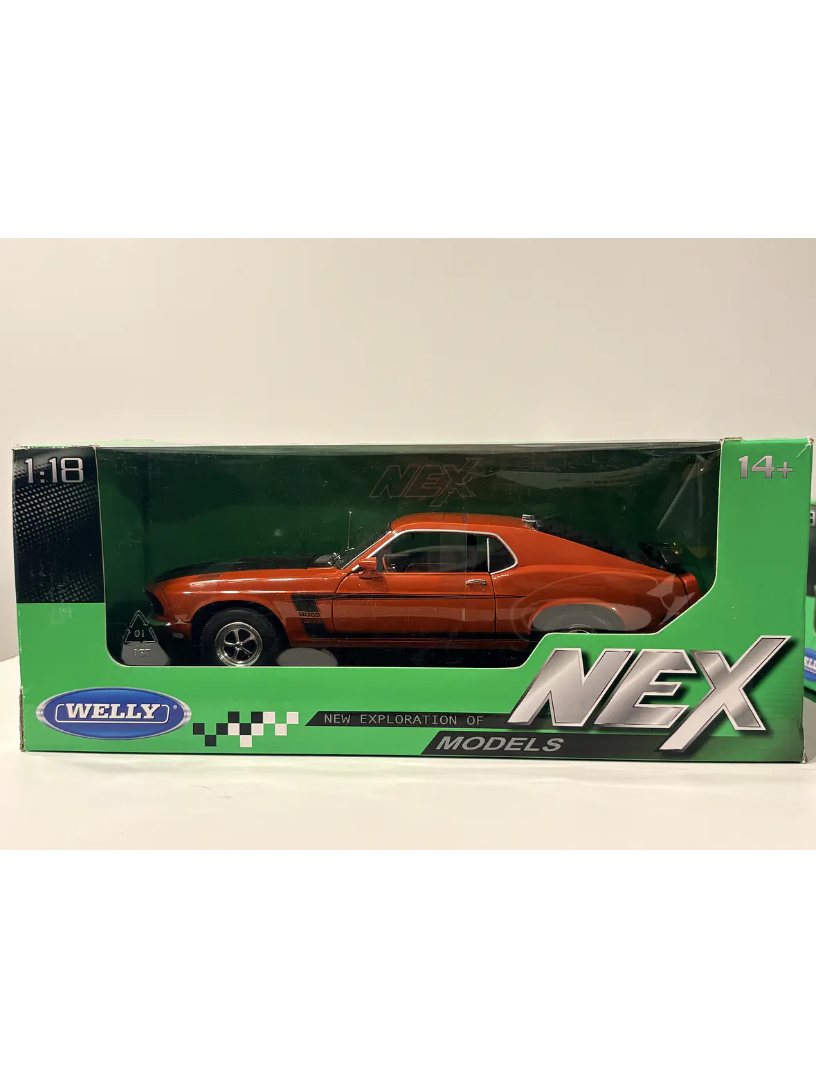 Auto Ford Mustang Boss 302 1969 Welly 1:18 | Muscle Car Clásico de Colección en Chile 10