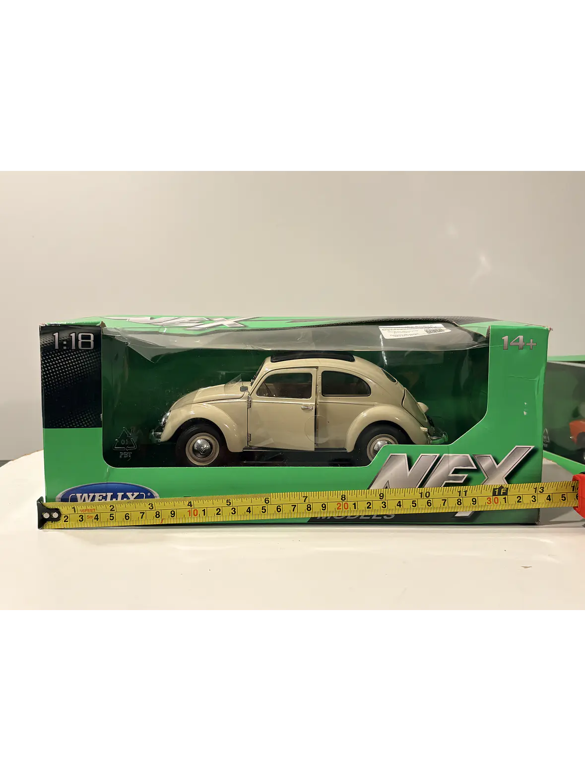Auto Volkswagen Escarabajo (1950) | Welly, escala 1:18 -  VW Käfer Brezelfenster,  split-window de colección en Chile 12