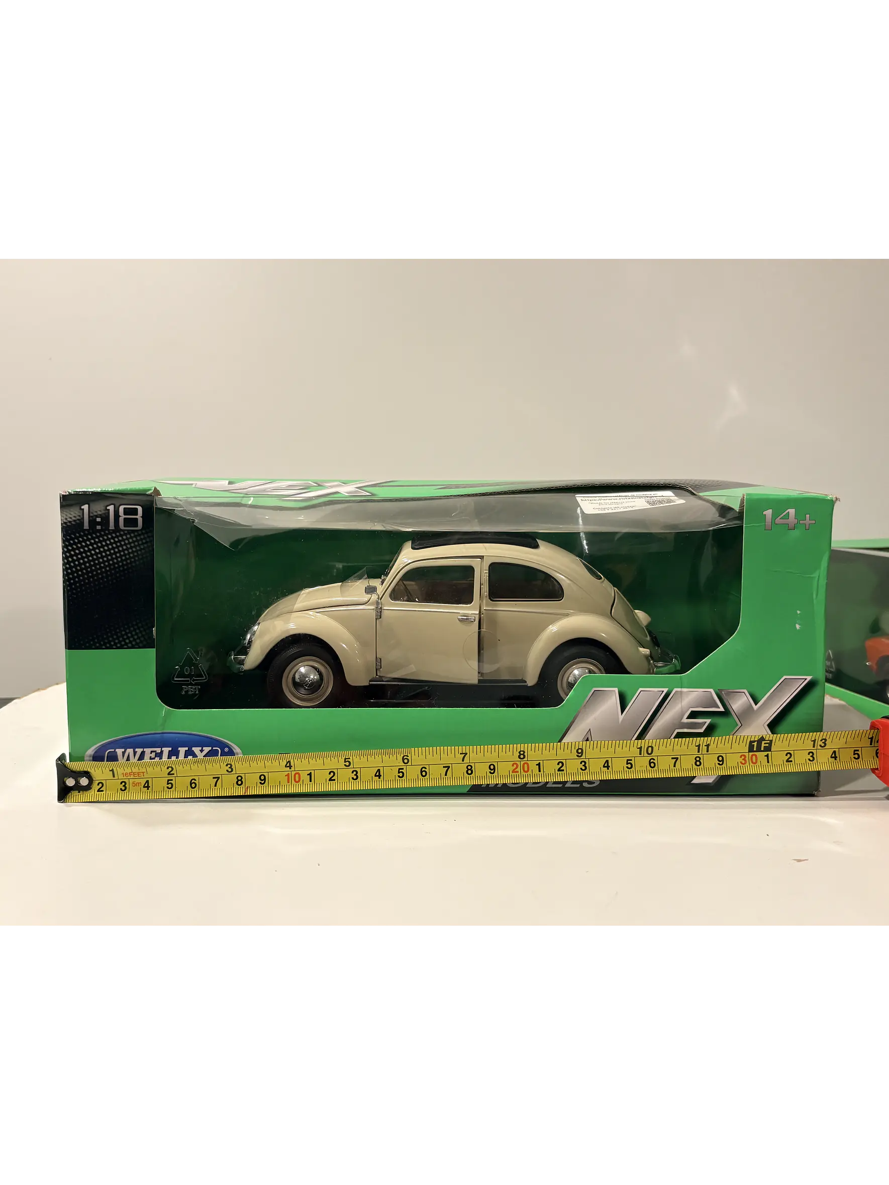 Auto Volkswagen Escarabajo (1950) | Welly, escala 1:18 -  VW Käfer Brezelfenster,  split-window de colección en Chile 12