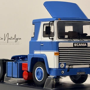 Camión Scania LBT 141 1976 Azul Blanco IXO Models 1:43