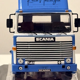 Camión Scania LBT 141 1976 Azul Blanco IXO Models 1:43