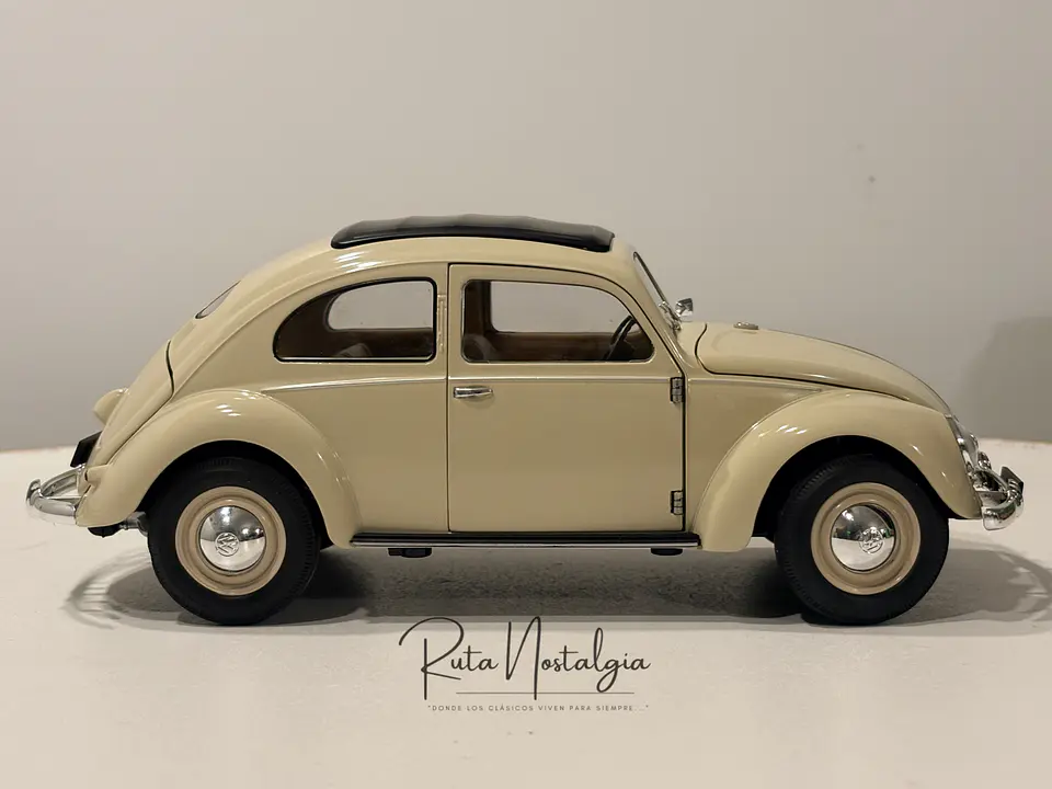 Auto Volkswagen Escarabajo (1950) | Welly, escala 1:18 -  VW Käfer Brezelfenster,  split-window de colección en Chile 10
