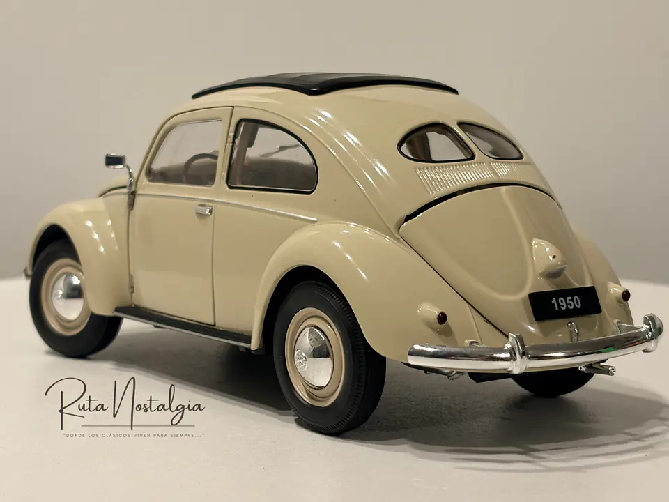 Auto Volkswagen Escarabajo (1950) | Welly, escala 1:18 -  VW Käfer Brezelfenster,  split-window de colección en Chile 7