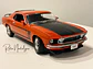 Auto Ford Mustang Boss 302 1969 Welly 1:18 | Muscle Car Clásico de Colección en Chile - thumbnail 9