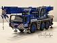 Grúa móvil todo terreno Liebherr LTM 1050-3.1 Hofmann | WSI Models 51-2154 - Escala 1:50 | Grúa Móvil de 3 Ejes de Colección en Chile - thumbnail 1