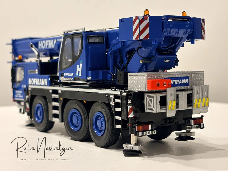 Grúa móvil todo terreno Liebherr LTM 1050-3.1 Hofmann | WSI Models 51-2154 - Escala 1:50 | Grúa Móvil de 3 Ejes de Colección en Chile 7