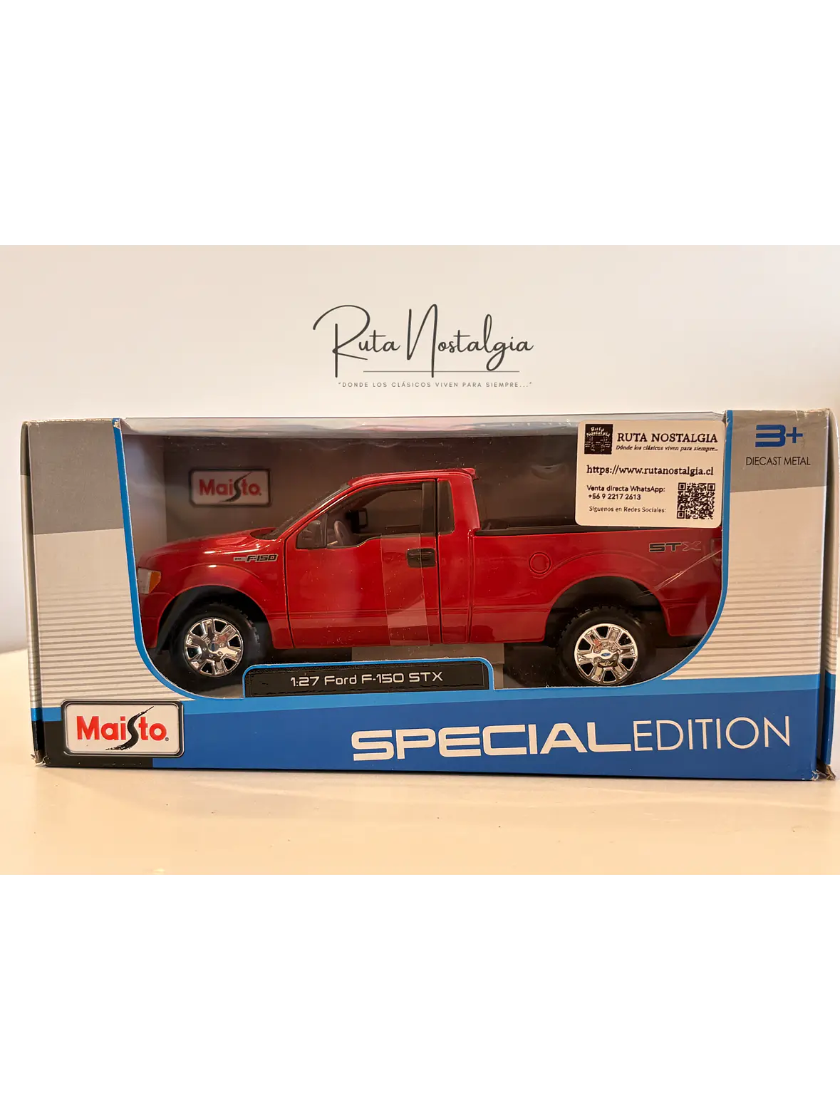 Camioneta Ford F-150 STX 2010 Roja Maisto Special Edition 1:27 | Pick-up americana de colección en Chile 9