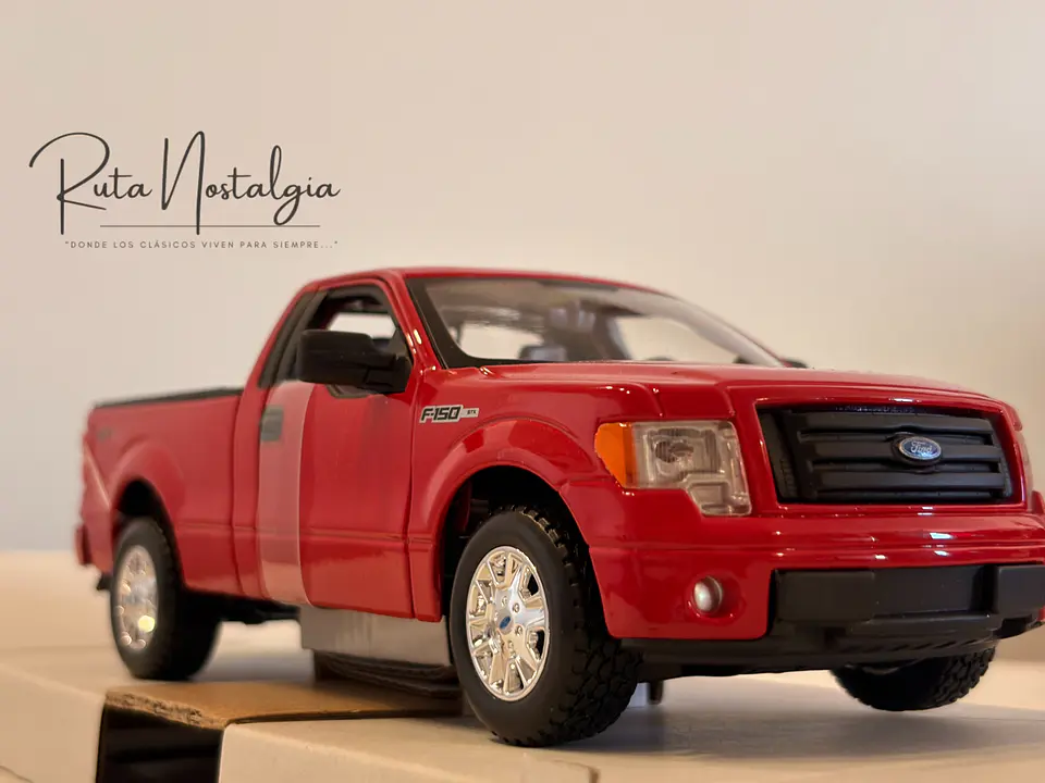 Camioneta Ford F-150 STX 2010 Roja Maisto Special Edition 8