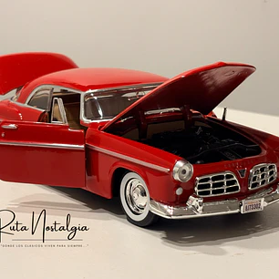 Auto Chrysler C300 1955 Motormax 1:24 | Coupé Americano Clásico