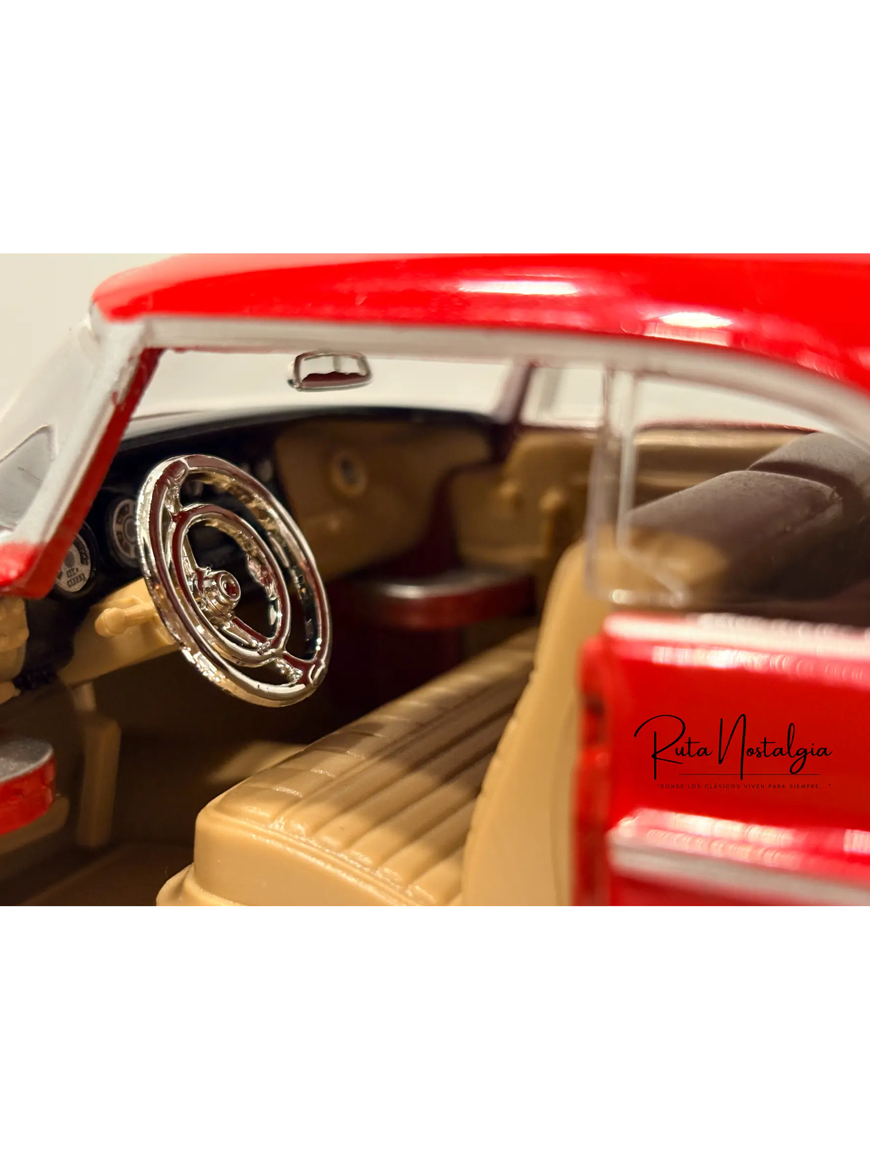 Auto Chrysler C300 1955 Motormax 1:24 | Coupé Americano Clásico 3