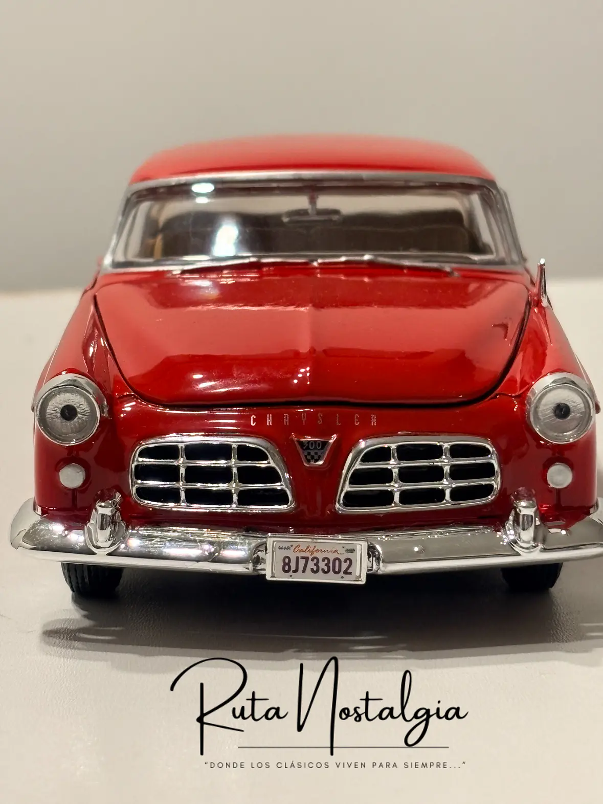 Auto Chrysler C300 1955 Motormax 1:24 | Coupé Americano Clásico 4