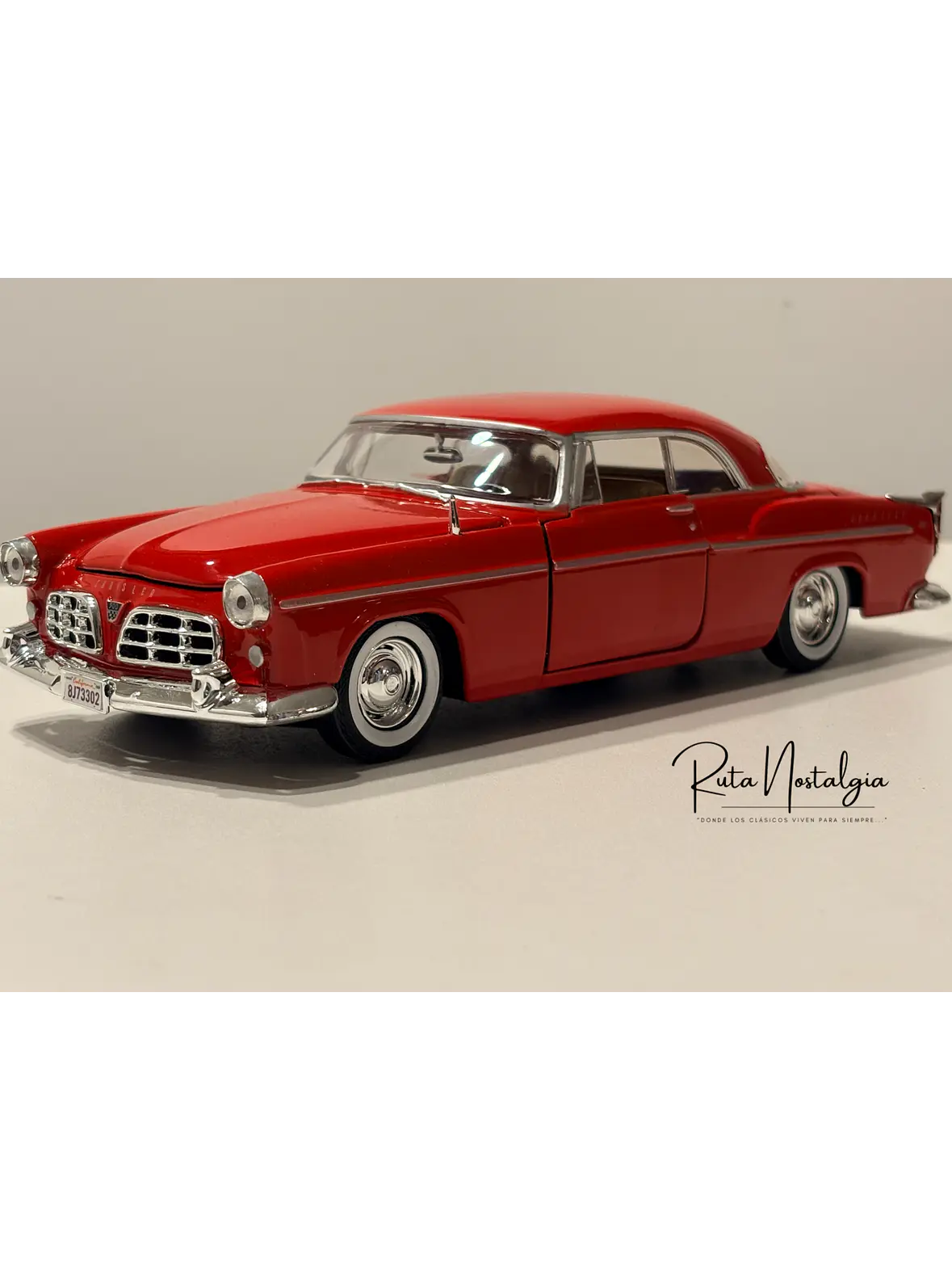Auto Chrysler C300 1955 Motormax 1:24 | Coupé Americano Clásico 5