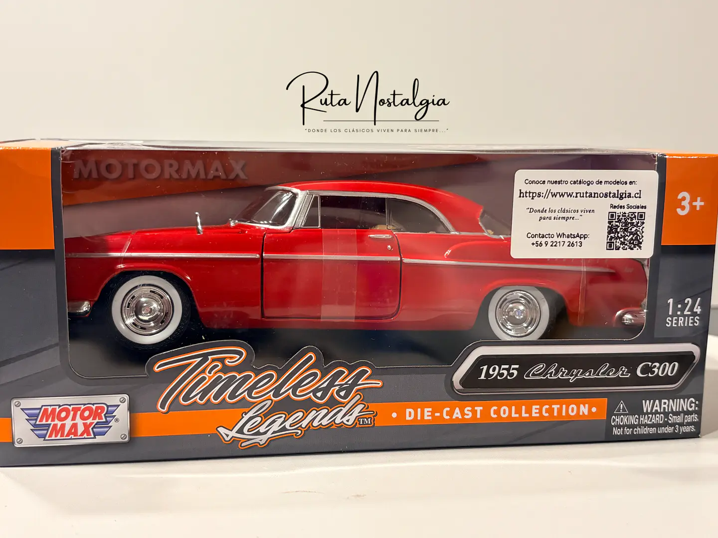 Auto Chrysler C300 (1955) |  Motormax 1:24 11